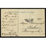 NOWY SĄCZ. Nowy Sącz : Kasa Oszczędności ; ok. 1910. Nakł. B. Lustiga. Pocztówka barwna 9x14 cm...