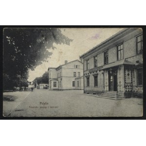 PELPLIN. Pelplin : Cesarska poczta i dworzec ; ok. 1910. Graph. Verl.-Anst., Breslau...