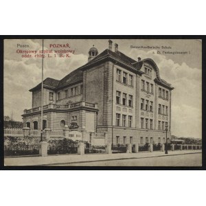 POZNAŃ. Posen : Below-Knothe’sche Schule z. Zt. Festungslazarett I = Poznań : Okręgowy szpital wojskowy oddz...