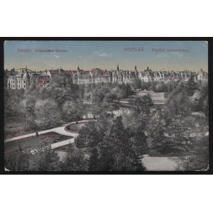 POZNAŃ. Posen : Botanischer Garten = Poznań : Ogród botaniczny ; ok. 1920. Pocztówka barwna 9x14 cm...