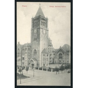 POZNAŃ. Posen : Königl. Residenz-Schloss ; ok. 1910. Pocztówka jednobarwna 14x9 cm, verso czyste