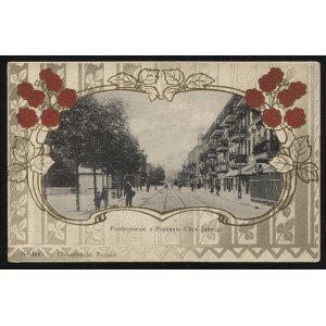 POZNAŃ. Pozdrowienia z Poznania : Ulica Jadwigi” ; przed 1906. Nakład : St. Chmielewski, Poznań...