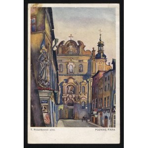 POZNAŃ. Poznań : Fara / T. Różankowski pinx. ; ok. 1925. Nakł. Polskiego Tow. Księgarni Kolejowych „Ruch”...