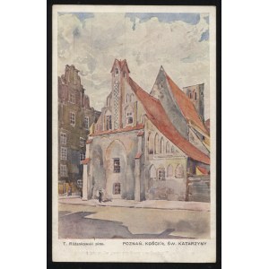 POZNAŃ. Poznań : kościół św. Katarzyny / T. Różankowski pinx. ; ok. 1925. Nakł. Polskiego Tow...