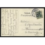 POZNAŃ. Poznań : Stary Rynek z ratuszem ; ok. 1909. Antoni Fiedler, Poznań. Pocztówka barwna 14x9 cm...