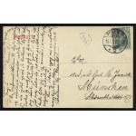 POZNAŃ. Poznań : Teatr polski ; ok. 1910. Pocztówka jednobarwna 14x9 cm. Korespondencja dat. 11.V.[19]11