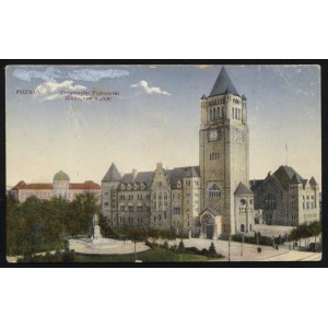 POZNAŃ. Poznań : Uniwersytet Piastowski (Collegium maius) ; ok. 1919. Kunstverlag Herm. Lukowski, Breslau...