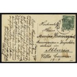 RAJCZA. Rajcza ; ok. 1908. Pocztówka jednobarwna 9x14 cm. Data na znaczku 1908