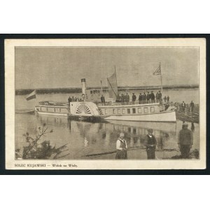 SOLEC KUJAWSKI. Solec Kujawski : widok na Wisłę ; 1933. Pocztówka jednobarwna 9x14 cm...
