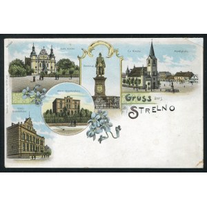 STRZELNO. Gruss aus Strelno ; przed 1906. Verlag von Paul Jaschke, Strelno...
