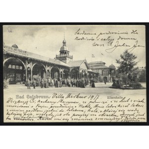 SZCZAWNO-ZDRÓJ. Bad Salzbrunn : Elisenhalle ; przed 1906. Verlag Gustav Treiber, Salzbrunn...