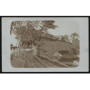 TARNÓW. [Kryty most na rzece Białej] ; przed 1915. Pocztówka zdjęciowa 9x14 cm, verso czyste...