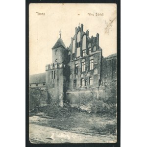TORUŃ. Thorn : Altes Schloss ; ok. 1910. Pocztówka jednobarwna 14x9 cm. Wymazana korespondencja...