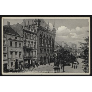 TORUŃ. Thorn : Artushof mit Kopernikusdenkmal ; ok. 1915. Vertrieb Ostkontor, Bromberg...