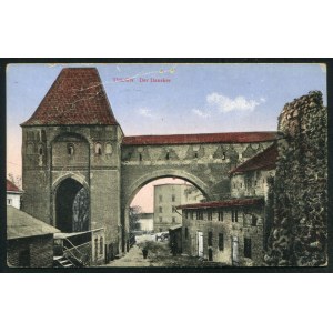 TORUŃ. Thorn : der Dansker ; ok. 1910. J. Themal, Posen. Pocztówka barwna 9x14 cm, verso czyste...