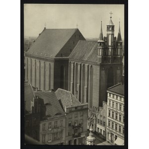 TORUŃ. Thorn : St. Marien vom Rathausturm gesehen begonnen um 1270, vollendet Anfang des 14. Jahrh ; ok...
