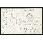 TORUŃ. Thorn : Totalansicht ; ok. 1915. Pocztówka barwna 9x14 cm. Korespondencja dat. 5. Juli 1917...