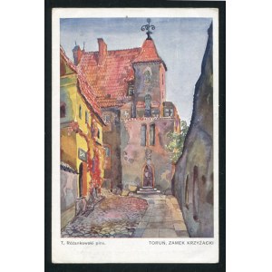 TORUŃ. Toruń : Zamek krzyżacki / T. Różankowski pinx. ; 193? Nakł. Polskiego Tow...