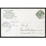 TRZEMESZNO. Gruss aus Tremessen ; ok. 1904. M. Czechowski, Tremessen. Pocztówka barwna 9x14 cm (litografia)...