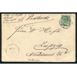 TRZEMESZNO. Gruss aus Tremessen ; przed 1899. Pocztówka barwna 9x14 cm (litografia)...