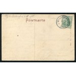 TRZEMESZNO. Tremessen : Dom, Gymnasium ; 1908. Pocztówka jednobarwna 9x14 cm...