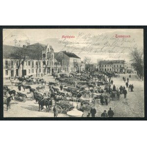 TRZEMESZNO. Tremessen : Marktplatz ; ok. 1910. Verlag Karl Scheffler, Tremessen...