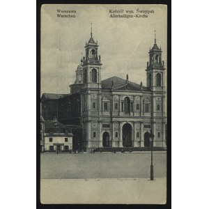 WARSZAWA. Warszawa : Kościół wsz. Świętych = Warschau : Allerheiligen-Kirche ; ok. 1915...