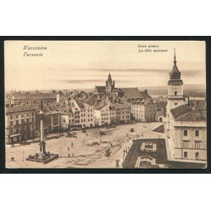 WARSZAWA. Warszawa : Stare miasto = Varsovie : La ville ancienne ; przed 1906. Ph. Bäcker, Brody (Autriche)...