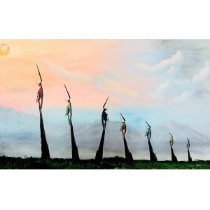 Gino Tardivo, Toward Heaven, 2023, (large format),