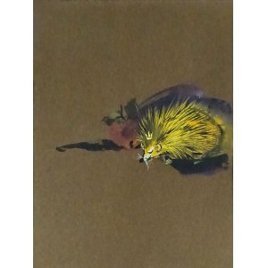 Akvarel. Kvaš. Janusz Grabiański (1929-1976), Zlatý ježek, kolem roku 1966.
