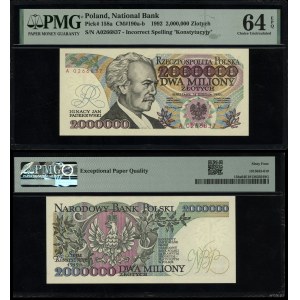 Poľsko, 2 000 000 PLN, 14.12.1992