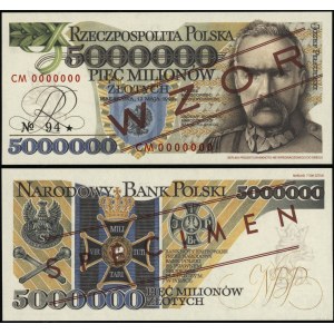 Polska, replika wzoru 5.000.000 złotych, 12.05.1995