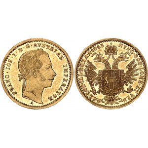 Austria 1 Dukat 1863 A