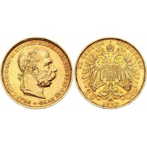 Austria 20 Corona 1892 MDCCCXCII
