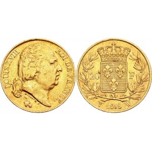 France 20 Francs 1818 W