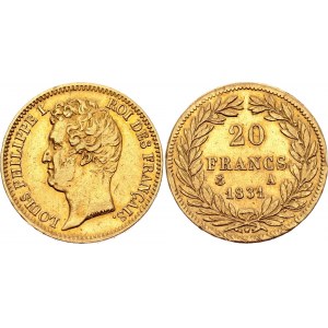 France 20 Francs 1831 A