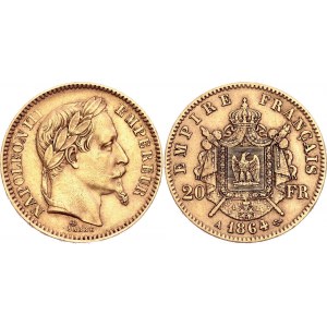 France 20 Francs 1864 A