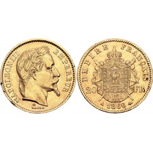 France 20 Francs 1866 A