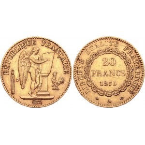 France 20 Francs 1875 A