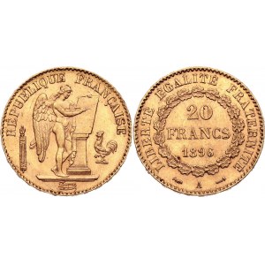 France 20 Francs 1896 A