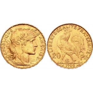 France 20 Francs 1905