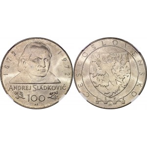 Czechoslovakia 100 Korun 1972 Pattern NGC MS64