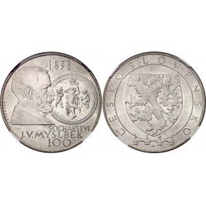 Czechoslovakia 100 Korun 1972 Pattern NGC MS64