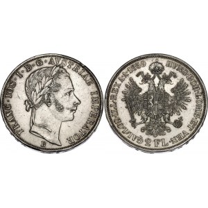 Austria 2 Florin 1859 B