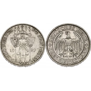 Germany - Weimar Republic 3 Reichsmark 1929 E