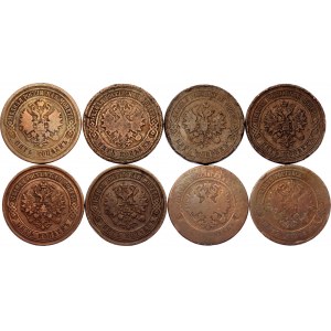 Russia 8 x 5 Kopeks 1869 - 1881