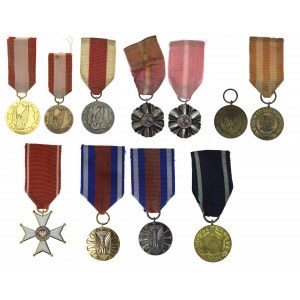 Poland, PRL, medals - set of 10 pieces