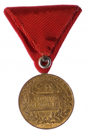 Autriche-Hongrie et Autriche, Médaille du jubilé Signum Memoriae 1848-1898