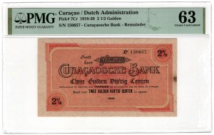 Curacao, 2 1/2 Gulden 1920 - selten und schön erhalten