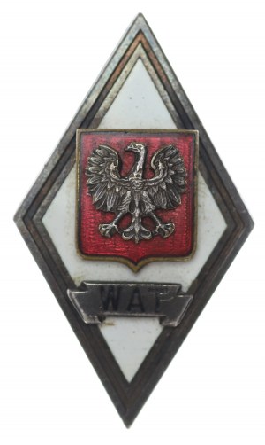 Pologne, insigne de l'Université militaire de technologie Im. Jarosław Świerczewski